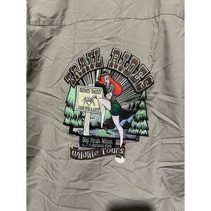 Disneyland Resort Cast Member Trail Rides Ranger Rabbit Shirt XL Embroidered